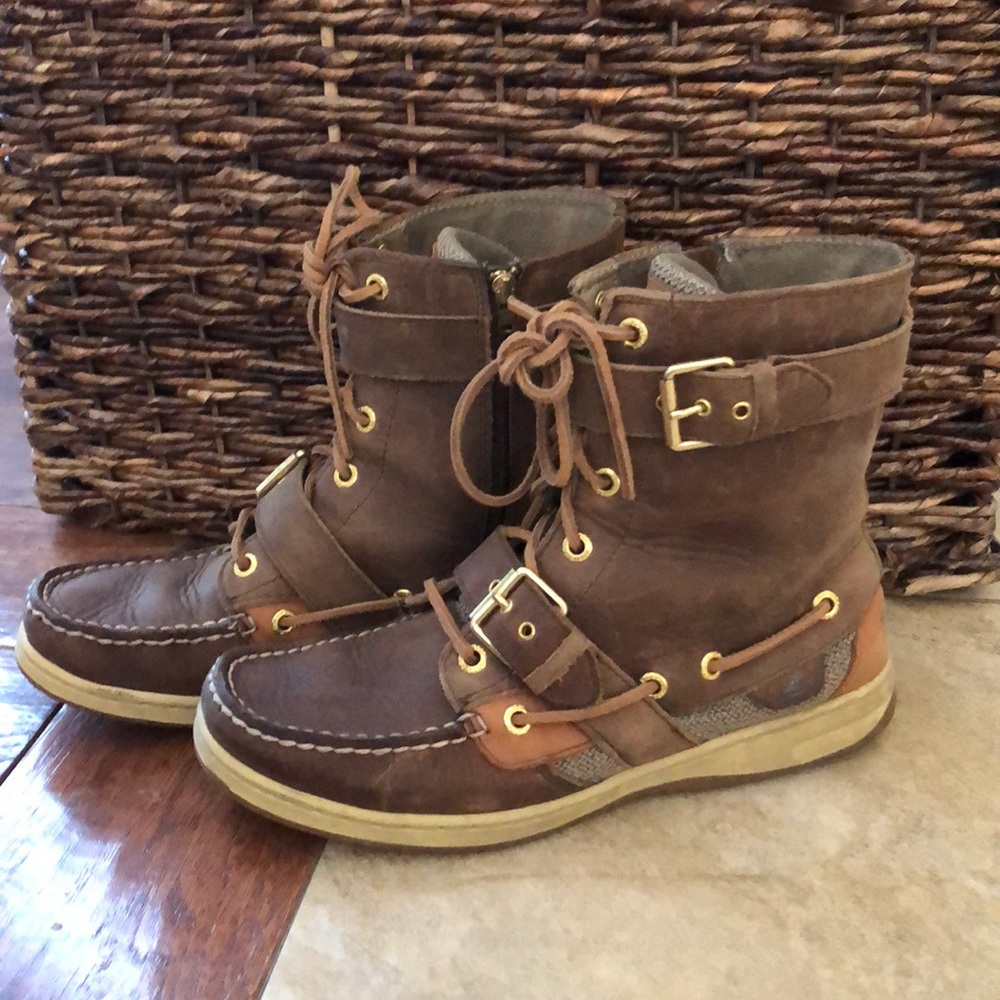 Sperry top sider booties